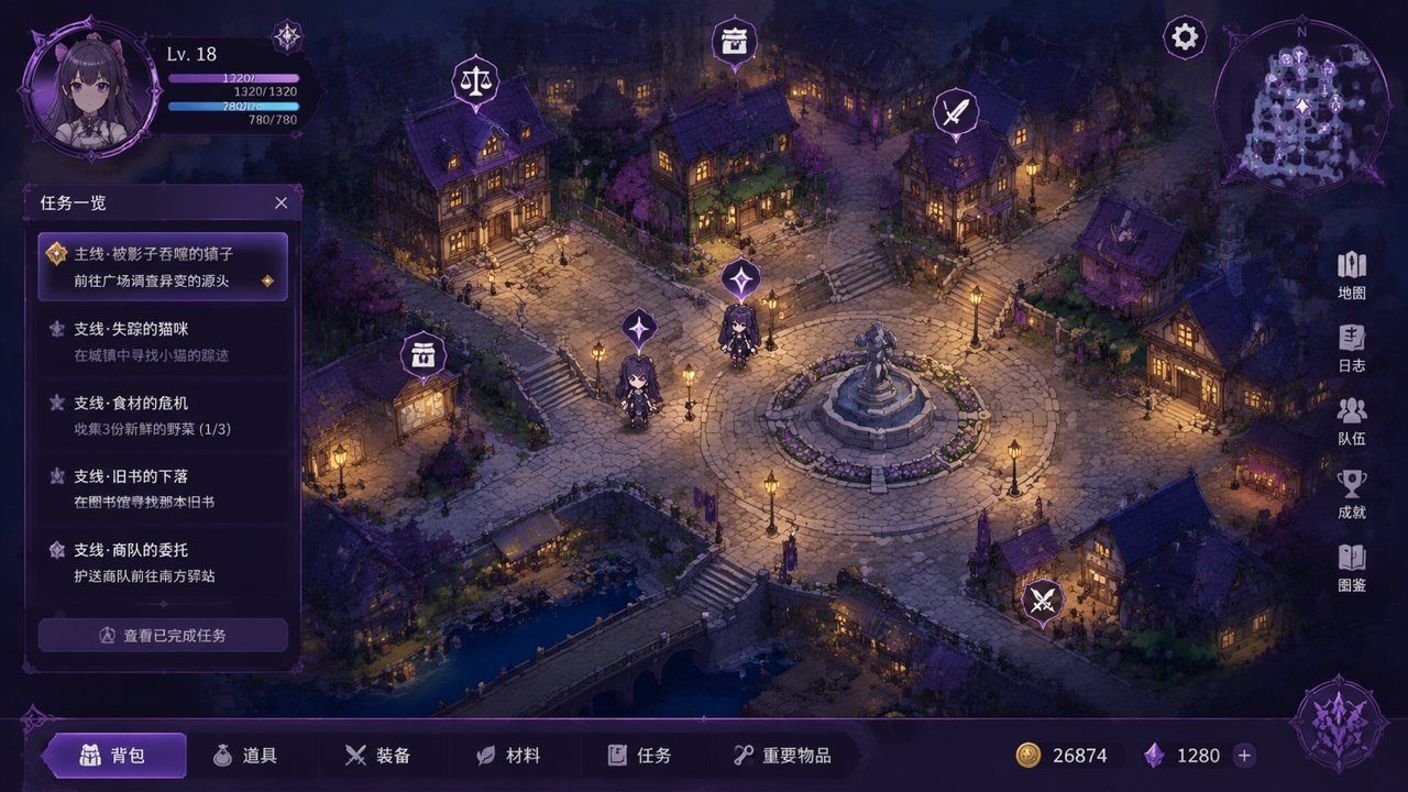 光与影的二重身 角色养成 玩法截图 8