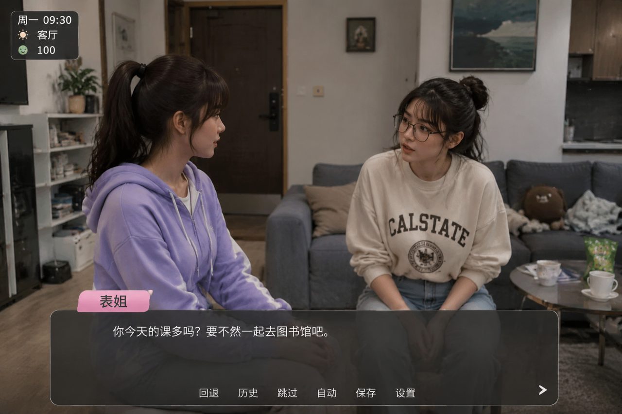 我的可爱表姐 场景演出 实机截图 2